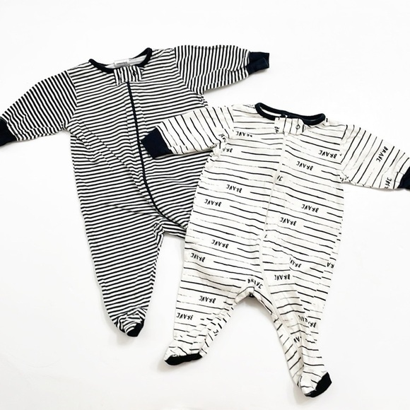 Onesies zip up baby footies - Picture 1 of 3